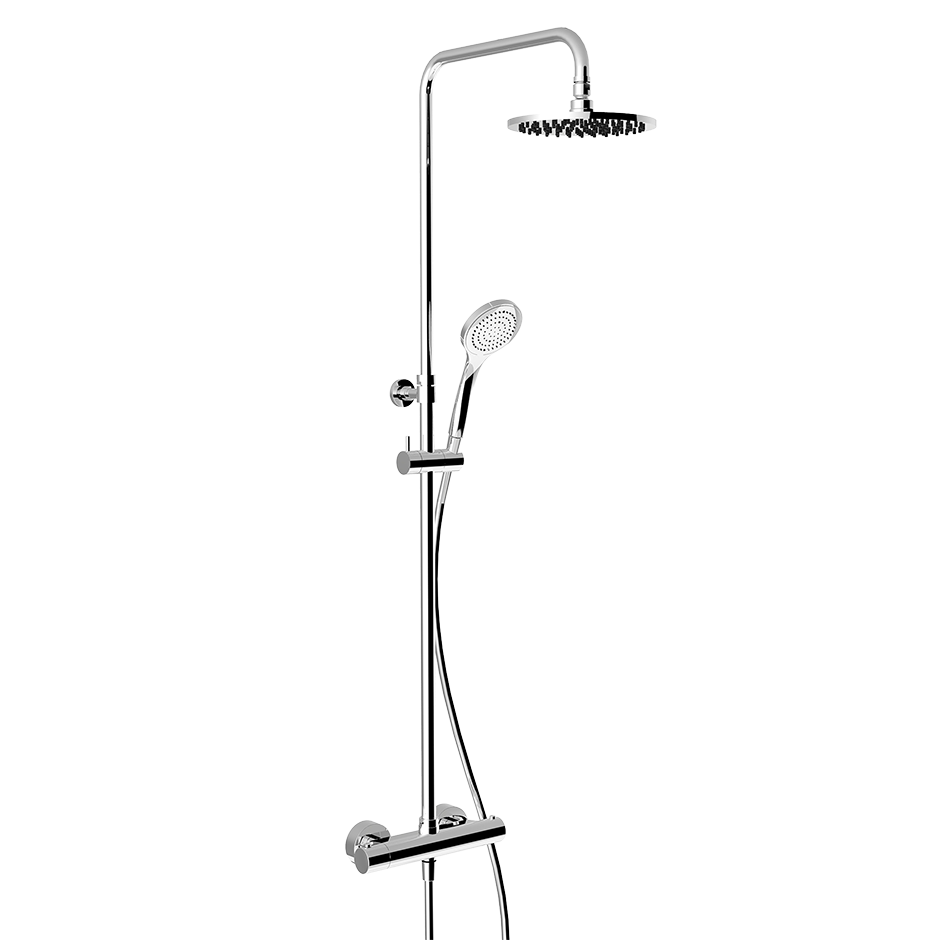 Minimalistic Thermostatic Shower Column - 35173 Showers GESSI Chrome
