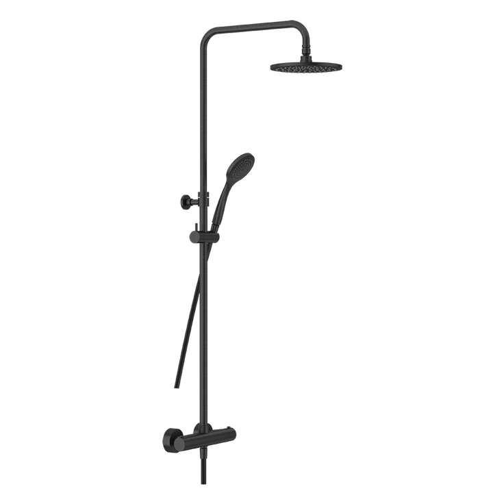 Minimalistic Thermostatic Shower Column - 35173 Showers GESSI Aged Bronze