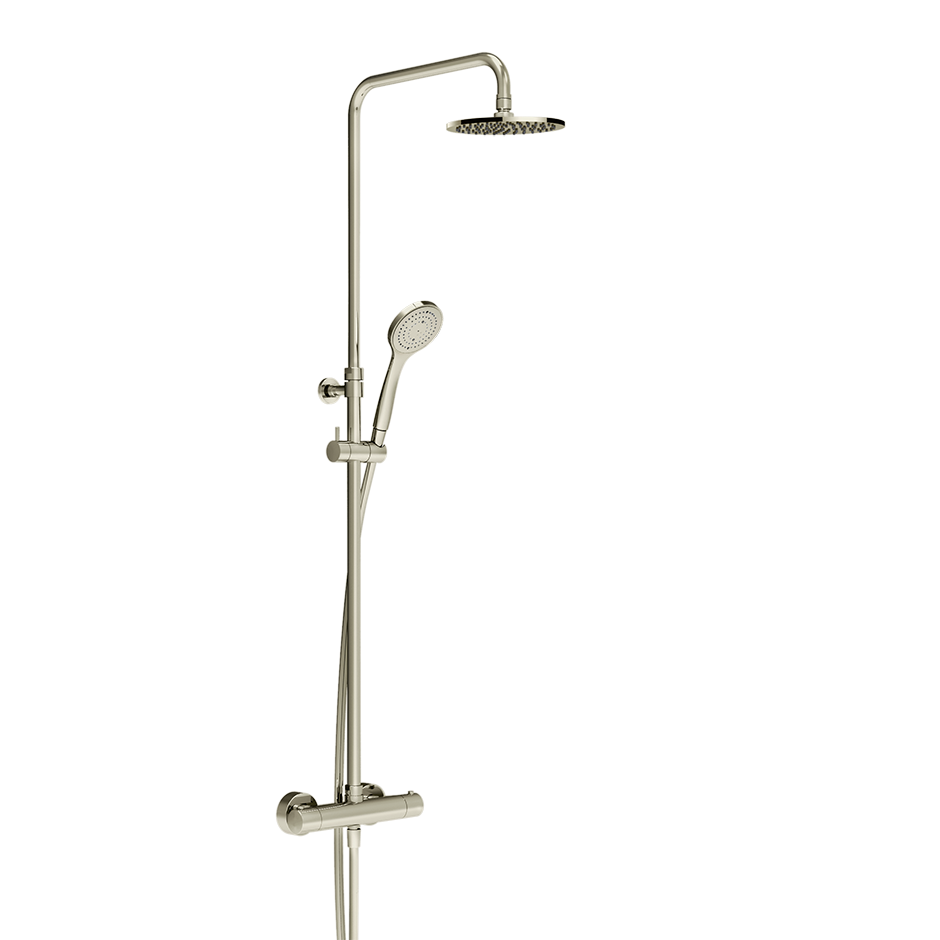 Minimalistic Thermostatic Shower Column - 35173 Showers GESSI Nickel PVD