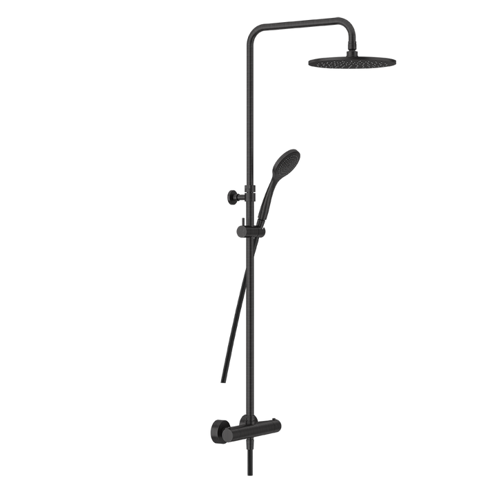 Minimalistic Thermostatic Shower Column - 35175 Showers GESSI Aged Bronze