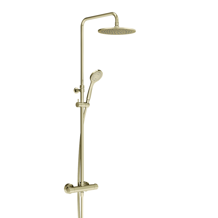 Minimalistic Thermostatic Shower Column - 35175 Showers GESSI Brass PVD