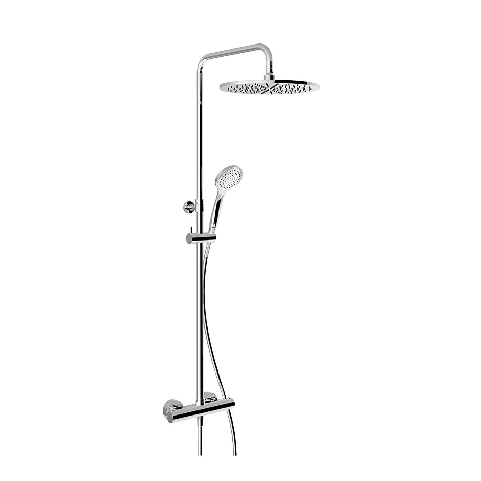 Minimalistic Thermostatic Shower Column - 35177 Showers GESSI Chrome