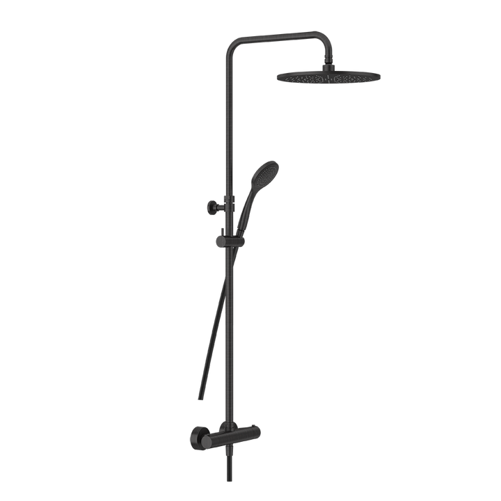 Minimalistic Thermostatic Shower Column - 35177 Showers GESSI Aged Bronze