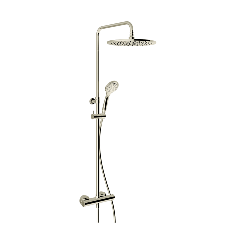 Minimalistic Thermostatic Shower Column - 35177 Showers GESSI Nickel PVD