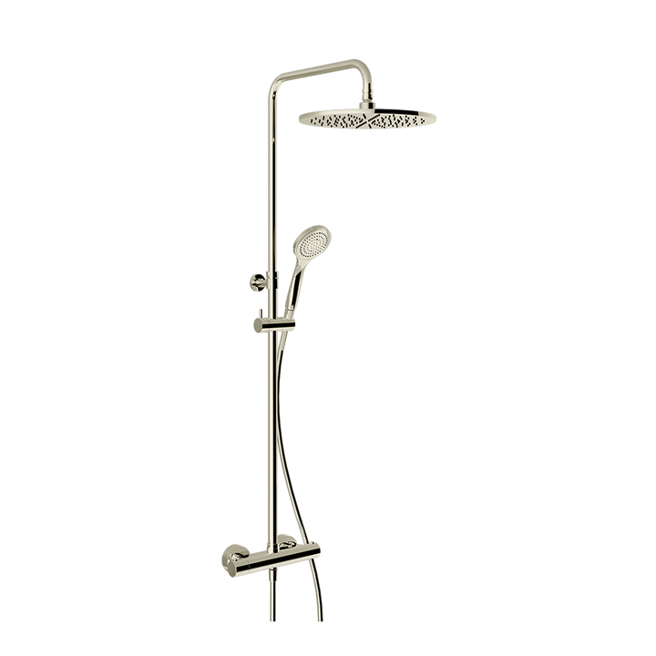 Minimalistic Thermostatic Shower Column - 35177 Showers GESSI Nickel PVD