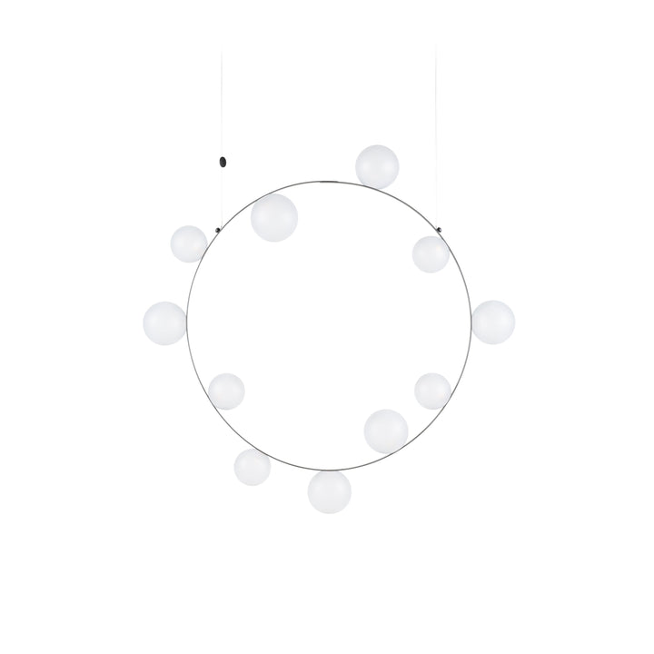 Hubble Bubble Chandelier Chandeliers Moooi Frosted 11 Lights Light Only
