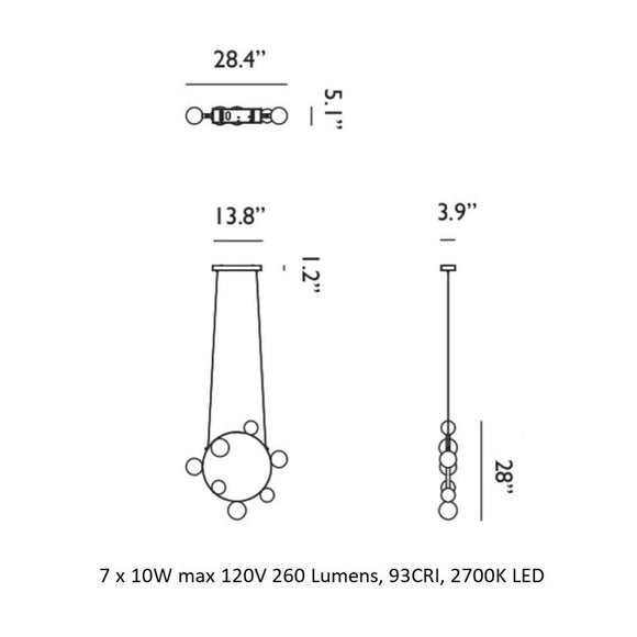 Hubble Bubble Chandelier Chandeliers Moooi