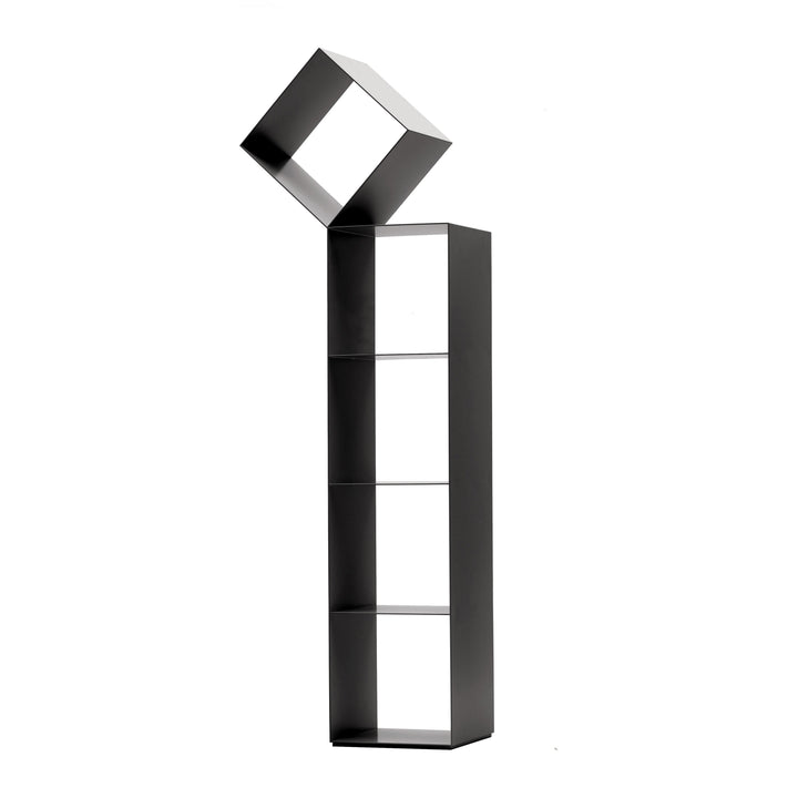Drop Bookcase Bookcases & Standing Shelves Cappellini Black Small: 27.75 in height