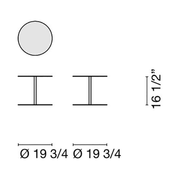 Gong Lux Side Table Accent Tables Cappellini