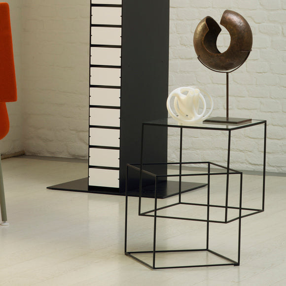 Thin Black Table Accent Tables Cappellini