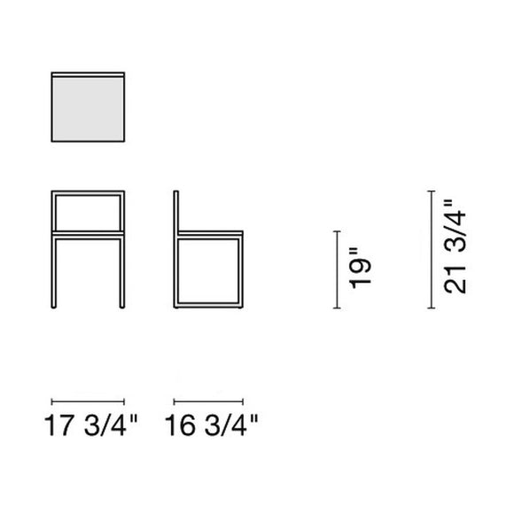 Fronzoni 64 Chair Chairs Cappellini