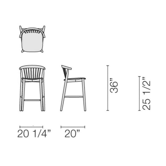 Newood Stool Table & Bar Stools Cappellini