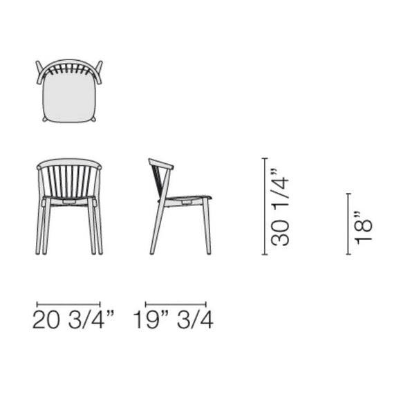 Newood Side Chair Chairs Cappellini