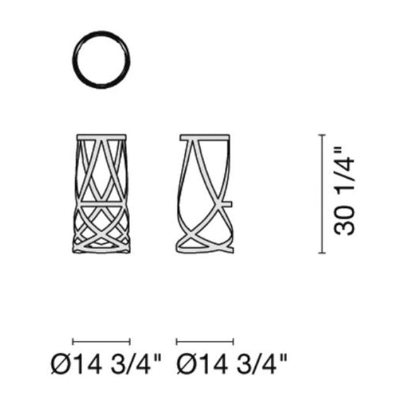 Ribbon Stool Table & Bar Stools Cappellini