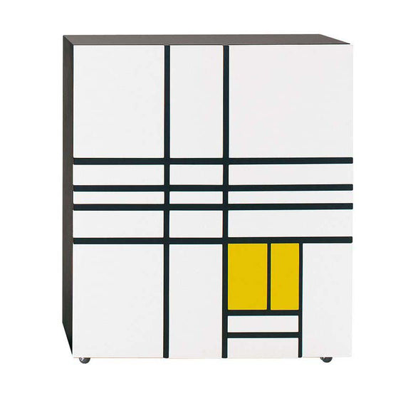 Homage to Mondrian Cabinet 1 Sideboards Cappellini