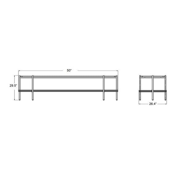TS Low Console Table Tables Gubi
