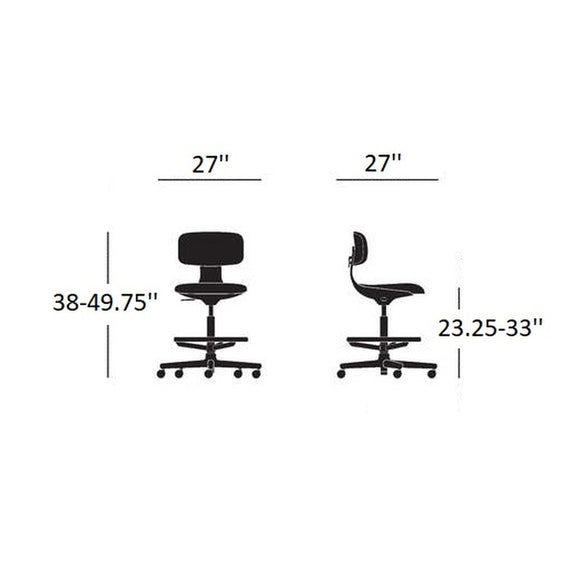 Rookie High Stool Chairs Vitra