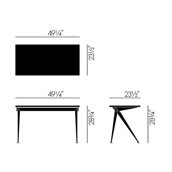 Compas Direction Desk Desks Vitra