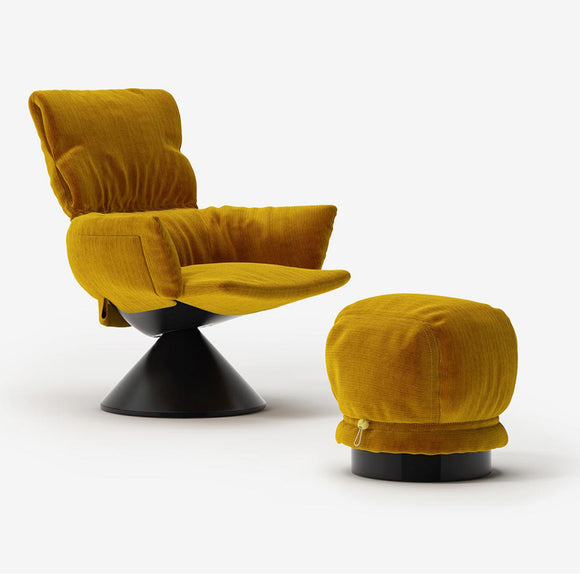 Lud'o Lounge Conical Armchair Furniture Cappellini