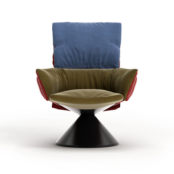 Lud'o Lounge Conical Armchair Furniture Cappellini