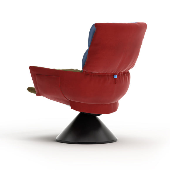 Lud'o Lounge Conical Armchair Furniture Cappellini