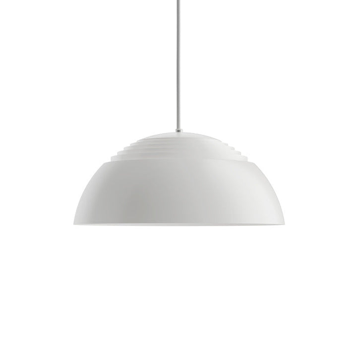 AJ Royal Pendant Light Lighting Louis Poulsen White Medium: 14.6 in diameter 3000K - Soft White