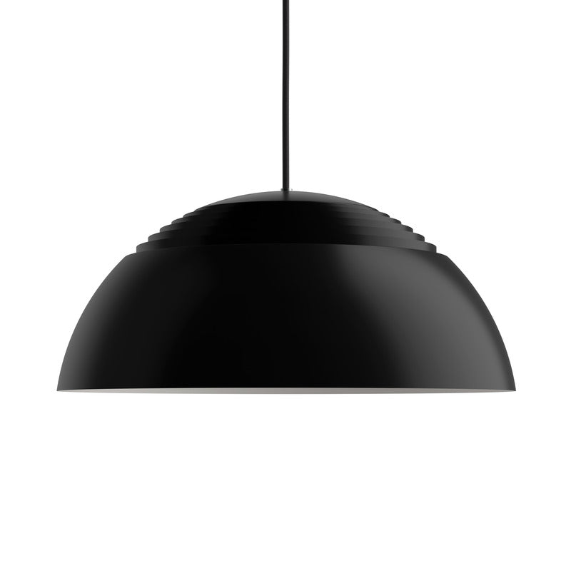 AJ Royal Pendant Light Lighting Louis Poulsen Black Large: 19.7 in diameter 2700K - Warm White