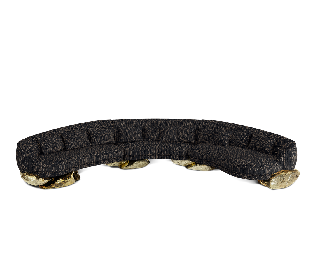 angra white curved sofa Sofas Boca Do Lobo Black