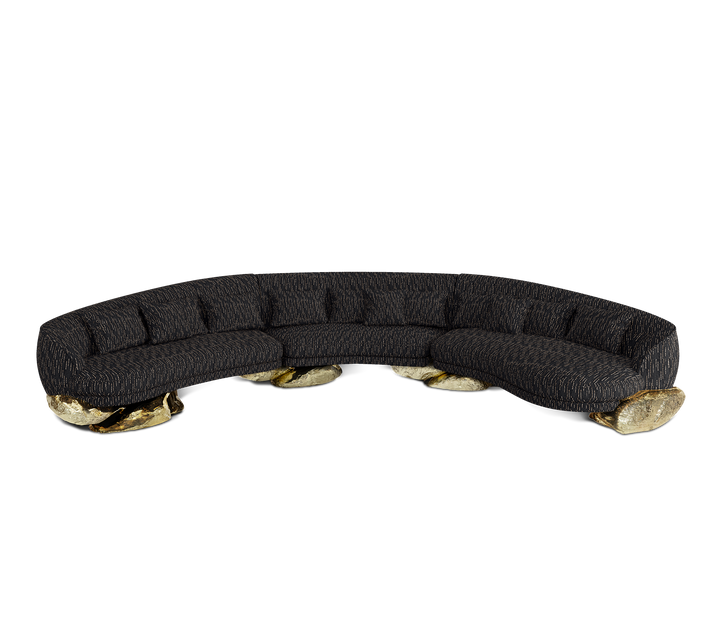 angra white curved sofa Sofas Boca Do Lobo Black