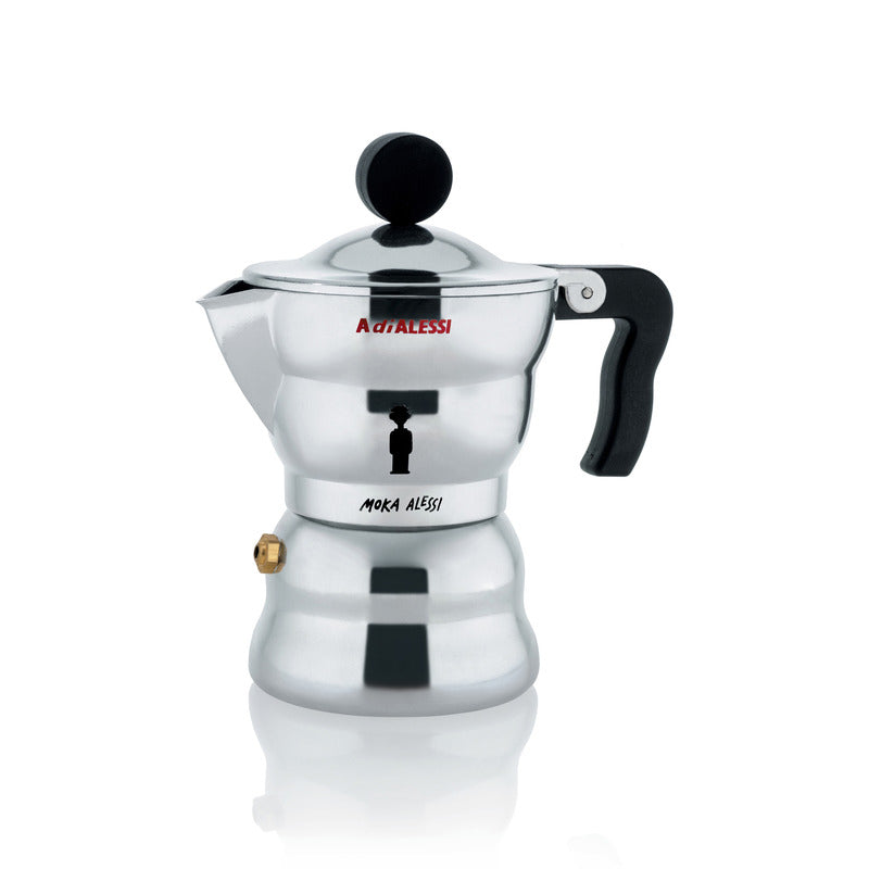 Moka Alessi Espresso Coffee Maker Drip Coffee Makers Alessi Medium: 6.5 in height