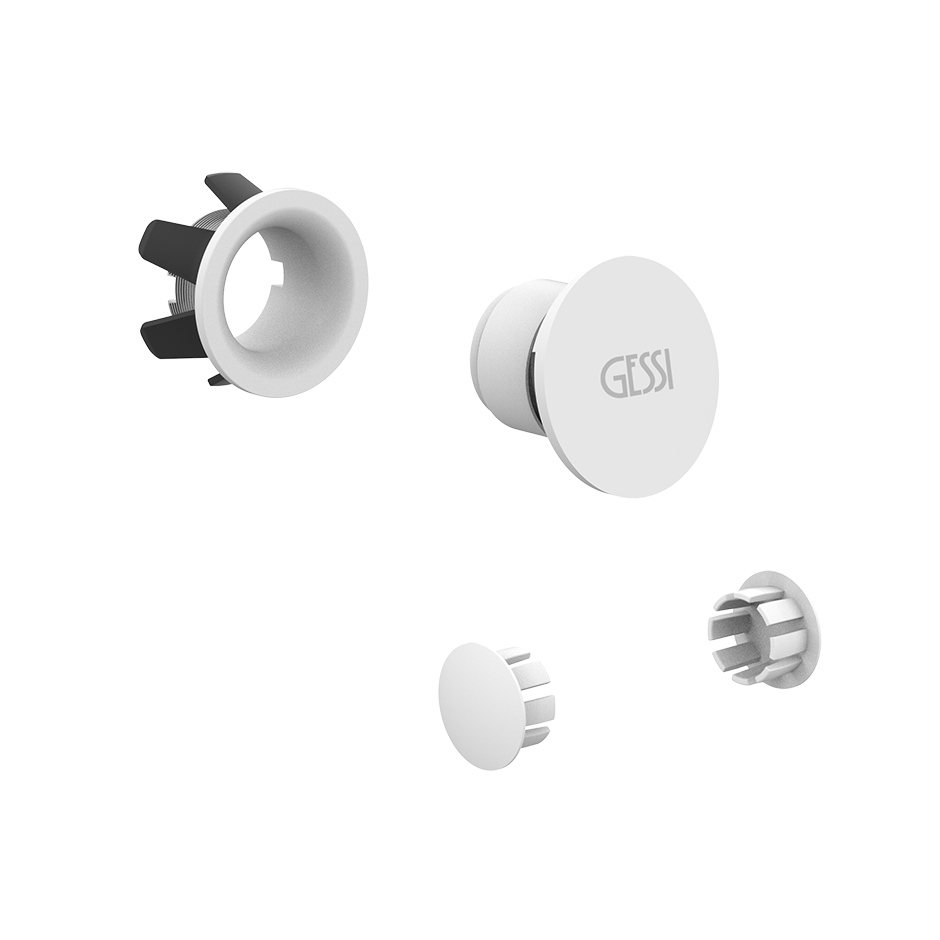 Gessi316 Finished Cover Cap - 37587 Bathroom Accessories GESSI Matte White