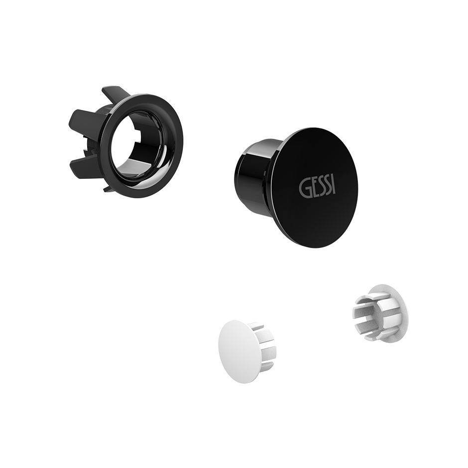 Gessi316 Finished Cover Cap - 37587 Bathroom Accessories GESSI Black Metal PVD