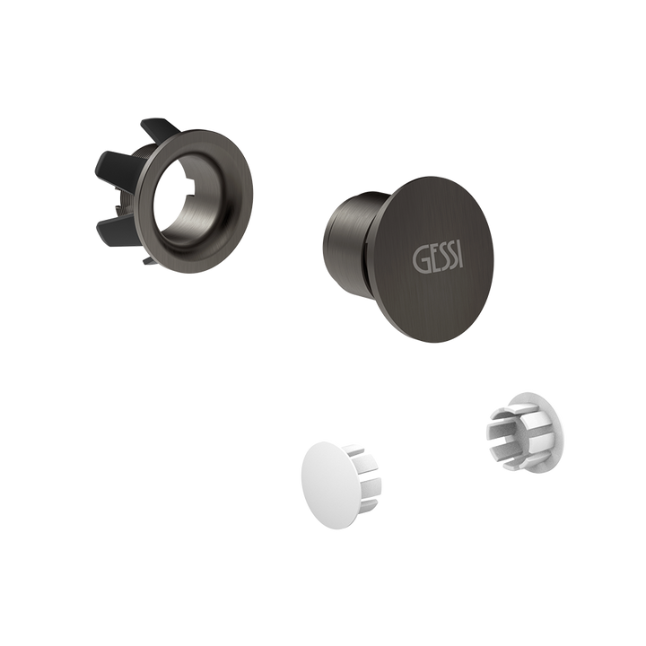 Gessi316 Finished Cover Cap - 37587 Bathroom Accessories GESSI Black Metal Brushed PVD