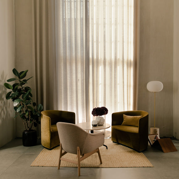 Harbour Column Lounge Table with Star Base Tables Audo Copenhagen