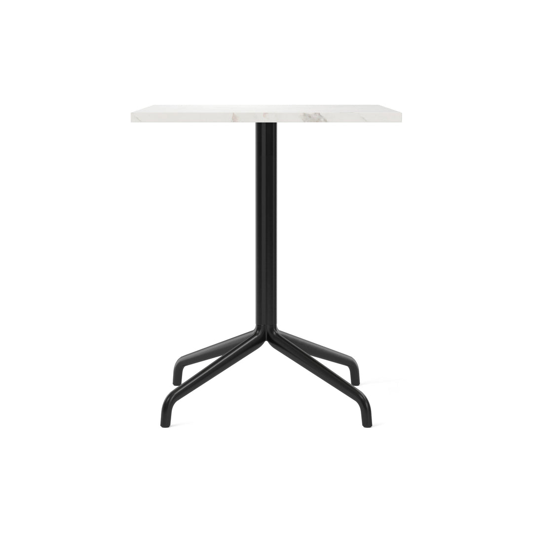 Harbour Column Rectangular Table Tables Audo Copenhagen Off White Marble Star Base Dining: 28.5 in height