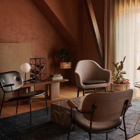 Co Fully Upholstered Lounge Chair Chairs Audo Copenhagen