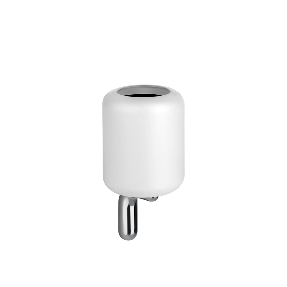 Goccia Wall-Mounted Tumbler Holder - 38007 Bathroom Accessories GESSI Matte White