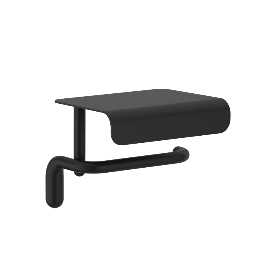 Goccia Paper Roll Holder - 38049 Bathroom Accessories GESSI Matte Black