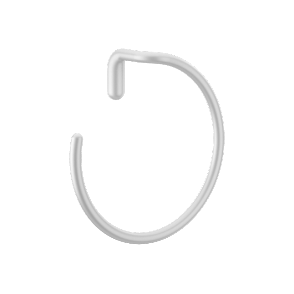 Goccia Towel Ring - 38109 Bathroom Accessories GESSI Matte White