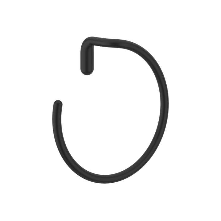 Goccia Towel Ring - 38109 Bathroom Accessories GESSI Matte Black