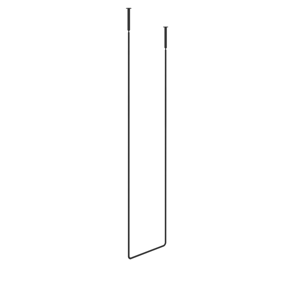 Goccia Towel Rail - 38144 Bathroom Accessories GESSI Matte Black