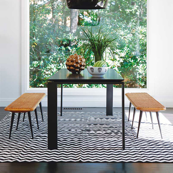 Four Rectangular Soft Touch Table Tables Kartell