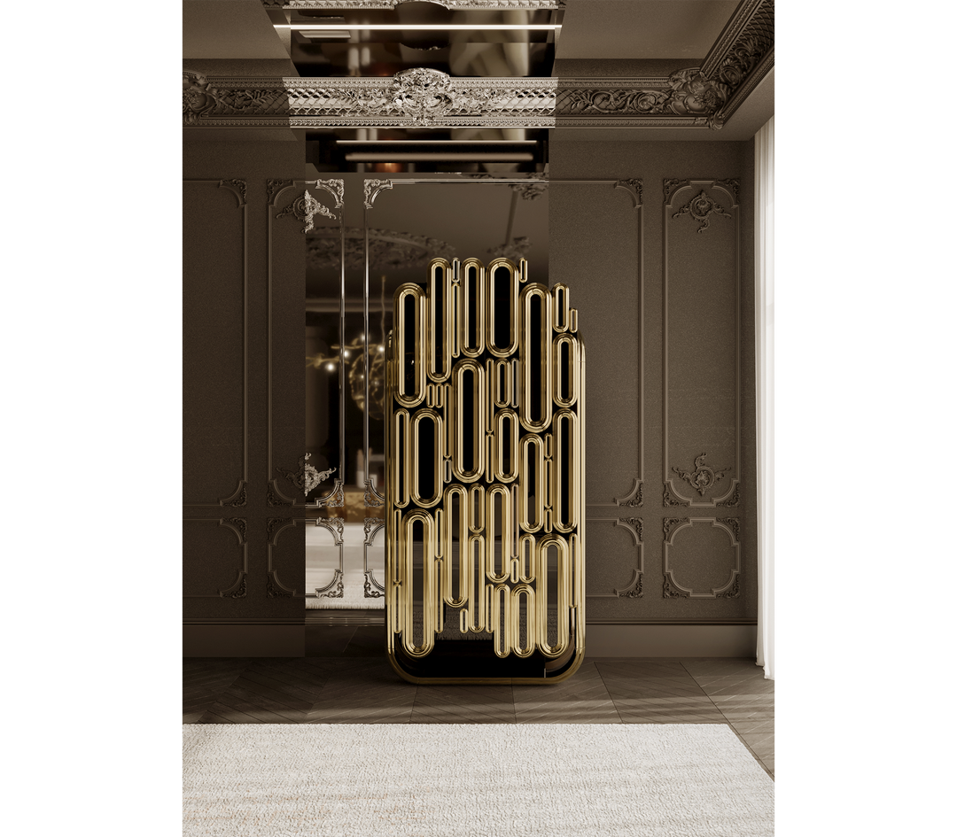 oblong gold cabinet Cabinets Boca Do Lobo