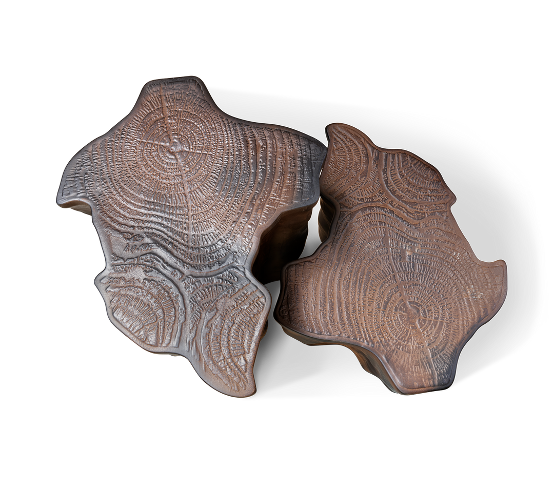 Eden Ceramic Silver Side Table  Boca Do Lobo   