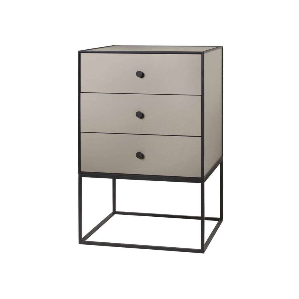 Frame Sideboard Sideboards Audo Copenhagen Sand 3 Drawers