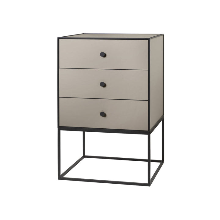 Frame Sideboard Sideboards Audo Copenhagen Sand 3 Drawers