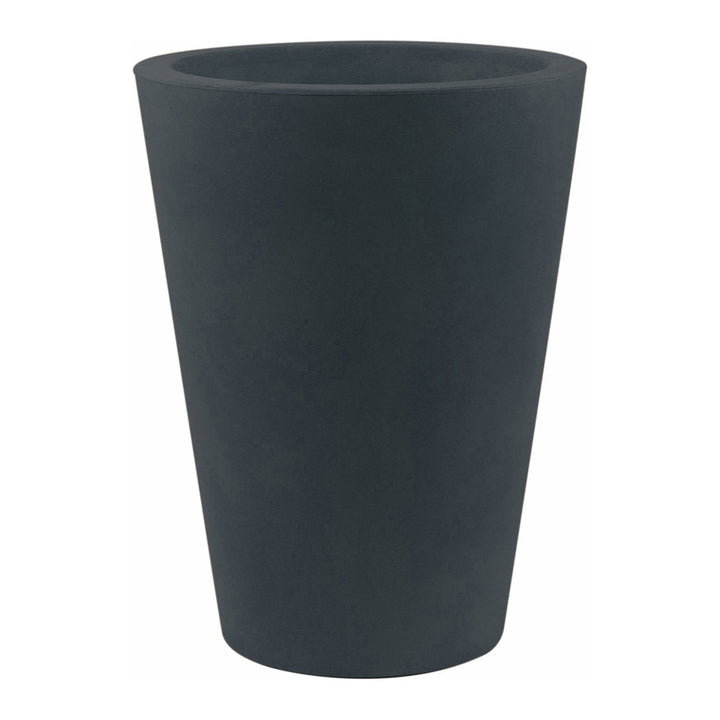 High Cone Planter Outdoor Vondom Anthracite Small 