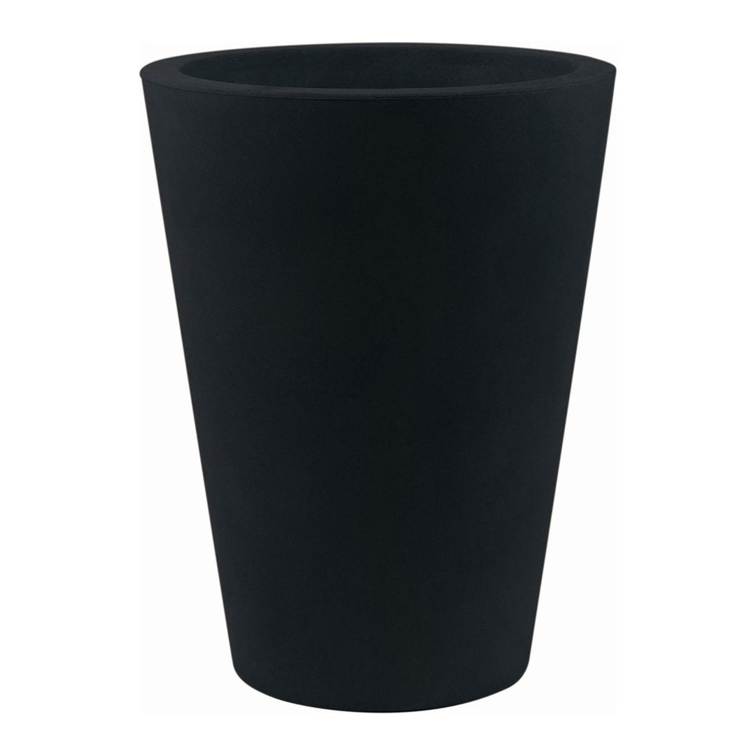 High Cone Planter Outdoor Vondom Black Small 