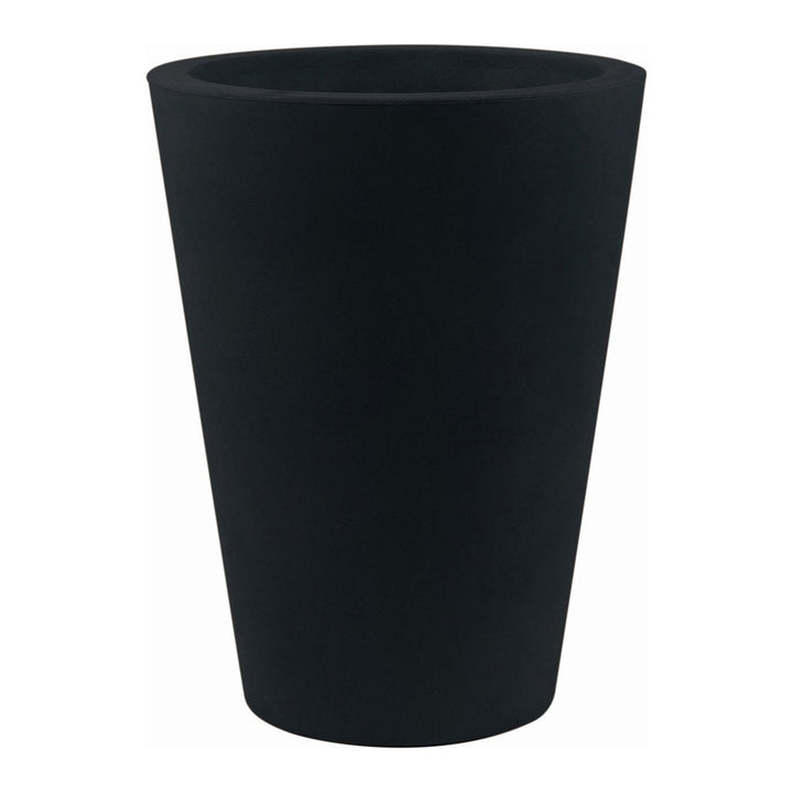 High Cone Planter Outdoor Vondom Black Small 