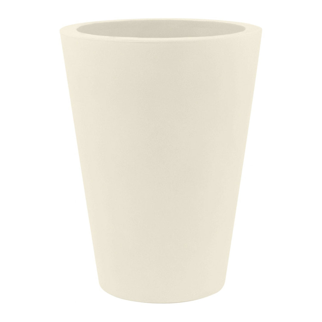 High Cone Planter Outdoor Vondom Ecru Small 
